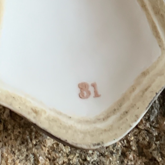 Bavaria Schumann Rare Vintage German Blue Flower Necklace Numbered Jewelry - Picture 6 of 8